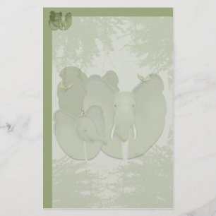 Elephant Ears stationery