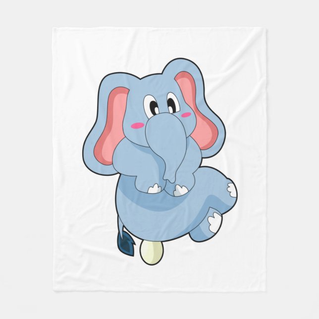Elephant Egg Fleece Blanket (Front)