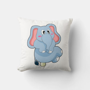 Elephant Egg Throw Pillow