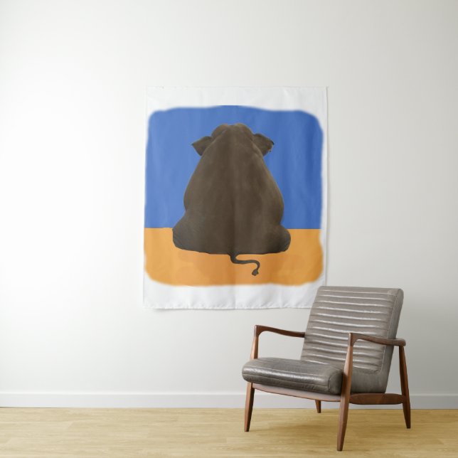 elephant, elephant in the room, im the elephant in tapestry (In Situ)