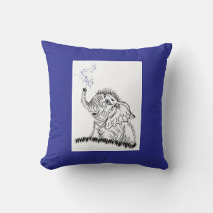 Elephant Energy Throw Pillow