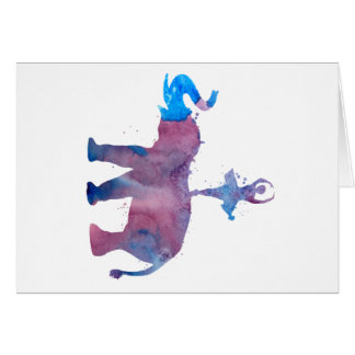 Éléphant et ballerine