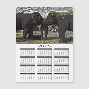Elephant Eyes 2025 Calendar