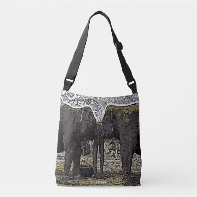 Elephant Eyes Crossbody Bag (Front)