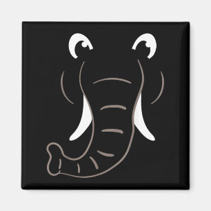 Elephant Face Costume Easy Halloween Costume Gift Magnet