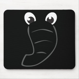 Elephant Face Cute Kids Halloween Costume Animal G Mouse Pad