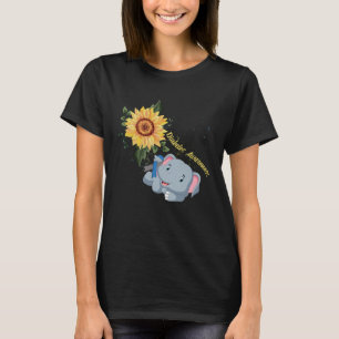 Elephant Faith Hope Fight Love Diabetes Awareness T-Shirt