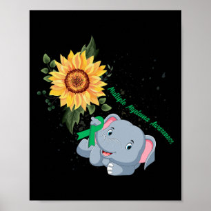 Elephant Faith Hope Fight Love Kidney Disease Awar Poster