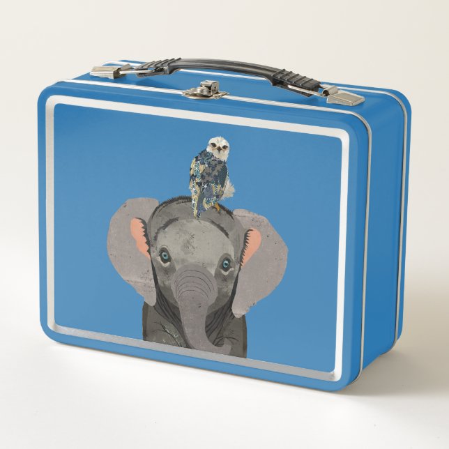 ELEPHANT & FALCON METAL LUNCH BOX (Front)