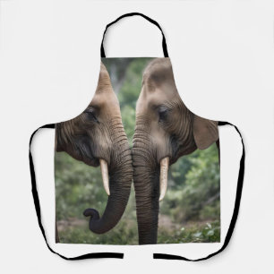 Elephant Family Is Love,  Apron