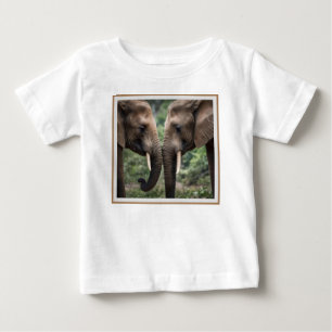 Elephant Family Is Love, Baby T-Shirt