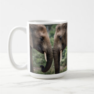 Elephant Family Is Love, Coffee Mug