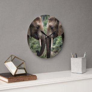 Elephant Family Is Love, Large Clock
