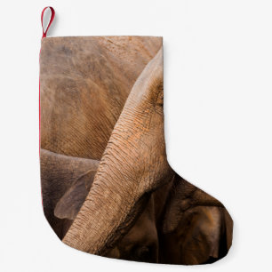 Elephant Family: Majestic Wildlife Small Christmas Stocking