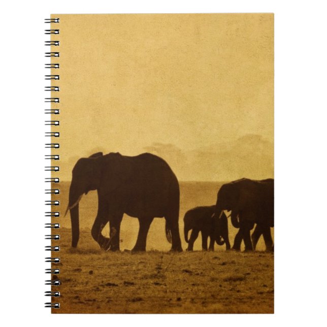Elephant Family Notebook (Front)