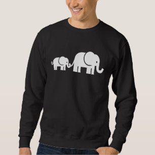 Elephant family sweatshirt
