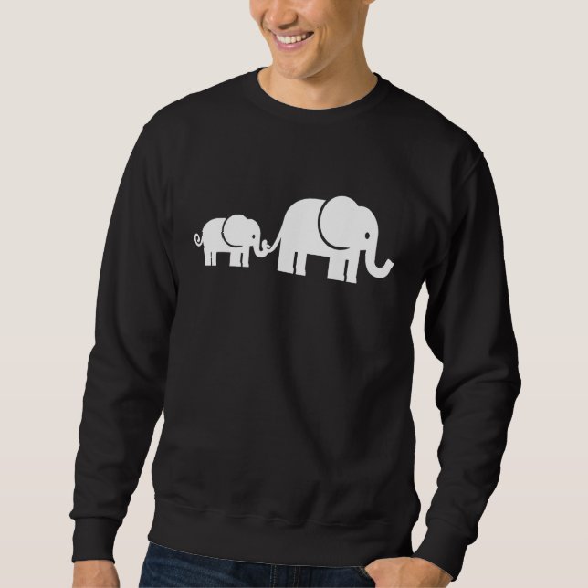 Elephant family sweatshirt (Front)