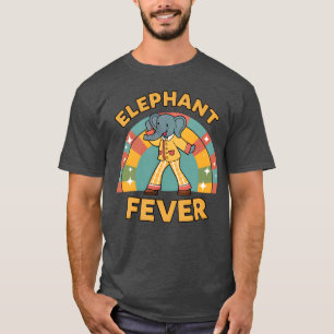 Elephant Fever Disco Elephant Retro 70s friend T-Shirt