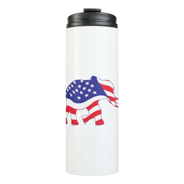 Elephant-FLAG Thermal Tumbler (Front)