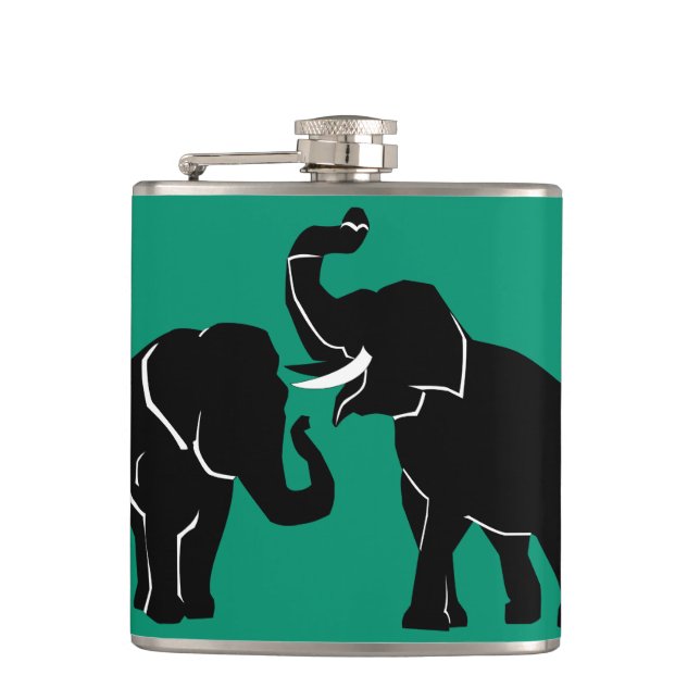 Elephant Flask - Customizable (Front)