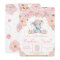 Elephant Floral Baby Shower Invitation Girl