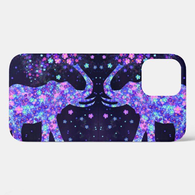 Elephant Flowers - Add Your Picture / Text / Name Case-Mate iPhone Case (Back (Horizontal))
