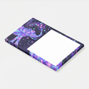 Elephant Flowers Spring Art Post-it Notes