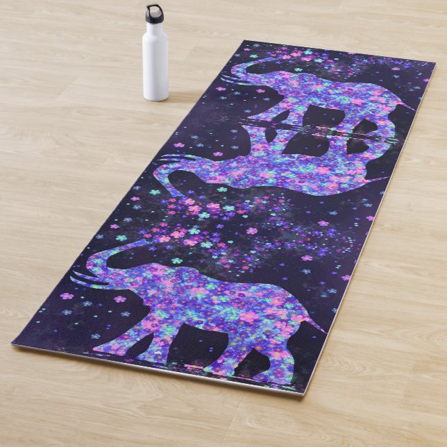 Elephant Flowers Yoga Mat Spring (In Situ)