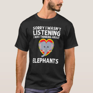 Elephant For Men Women Largest Circus Zoo Animal H T-Shirt