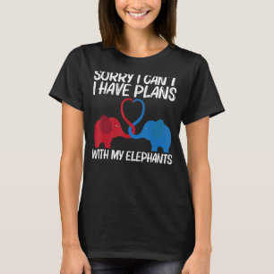 Elephant For Men Women Wild Park Animal 2 T-Shirt