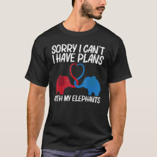 Elephant For Men Women Wild Park Animal 2 T-Shirt