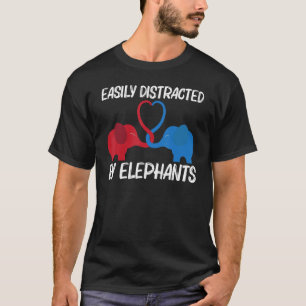 Elephant For Men Women Wild Park Animal T-Shirt