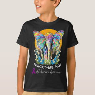 Elephant Forget-me-not Heimer’s Awareness T-Shirt