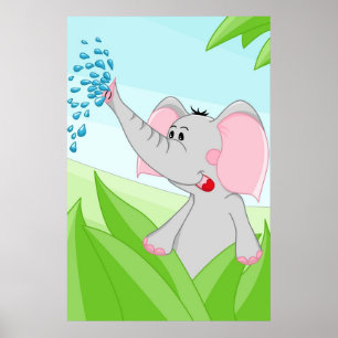Elephant from Africa Poster