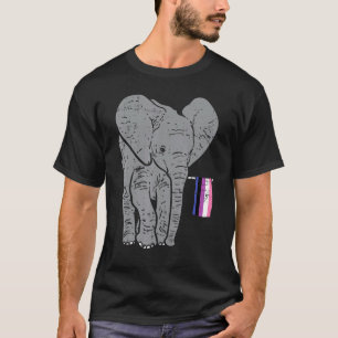 Elephant Genderfluid Flag Pride Non Binary Lgbtq A T-Shirt