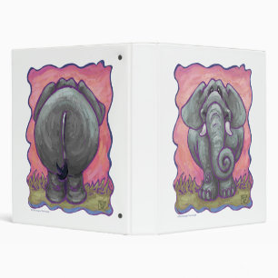Elephant Gifts & Accessories Binder