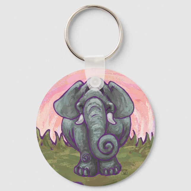 Elephant Gifts & Accessories Keychain (Front)