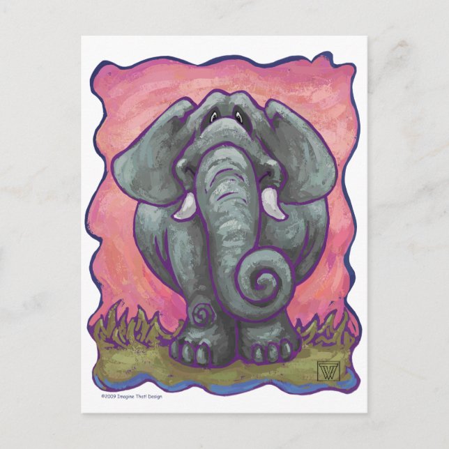 Elephant Gifts & Accessories Postcard (Front)