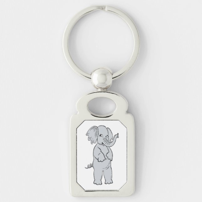 ELEPHANT GIRL KEYCHAIN (Front)