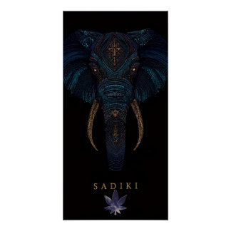 Elephant Glossy Poster