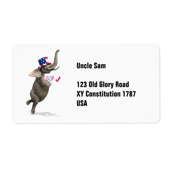 Eléphant GOP (Devant)