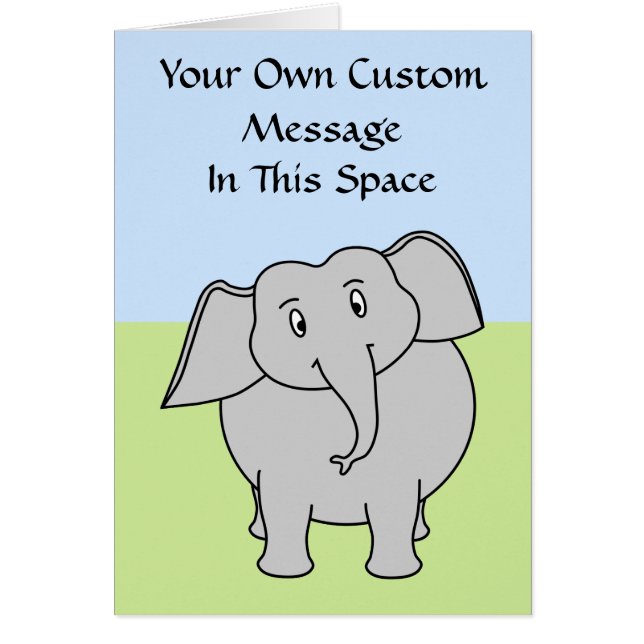 Éléphant gris (Devant)