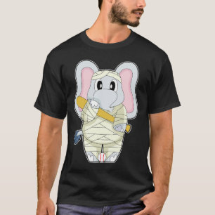 Elephant Halloween Baseball T-Shirt