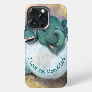 Elephant Hatching Funny iPhone Case - Custom Text