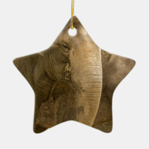 Elephant/Heffalump Ceramic Ornament