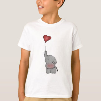 Elephant Holding Balloon T-Shirt
