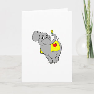 Elephant Holiday Card