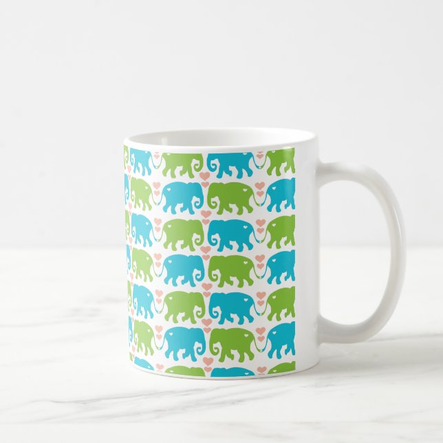 Elephant Hugs Coffee Mug (Right)