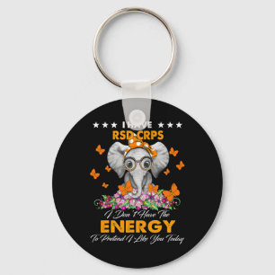 Elephant I Have Rsd Crps Awareness Gifts Keychain