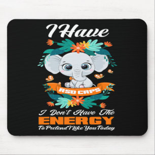 Elephant I Have RSD CRPS Awareness Mouse Pad